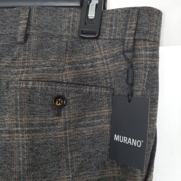 Murano Suit Sport Coat, Size M, Slim Fit 32x30 Alex Slim Fit Pants Plaid Stretch - Picture 5 of 16